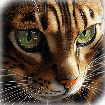 Bengal Cat Glitter