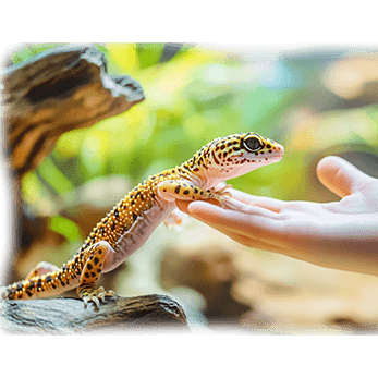 leopard gecko training